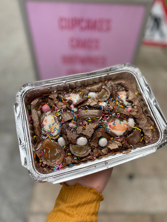 EASTER BROWNIE SLAB